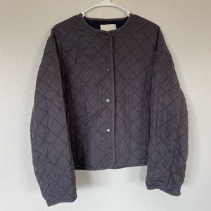 Aritzia Wilfred Free Quilted Bomber Jacket
